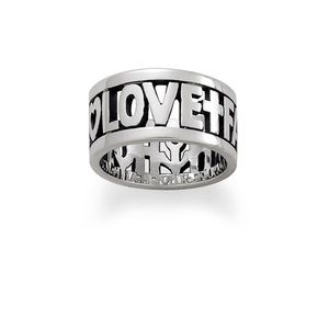 James Avery Faith Love Hope ring